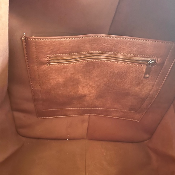 Large Faux Leather Tote - Used Once - Picture 9 of 14